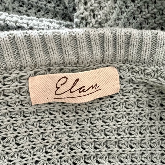 Elan Cold Shoulder Boho Style Sweater - Picture 5 of 7